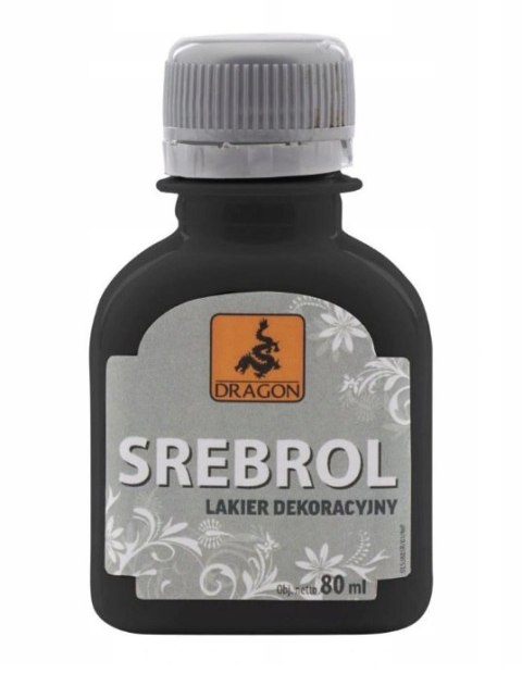 LAKIER DEKORACYJNY SREBROL 80ML UN