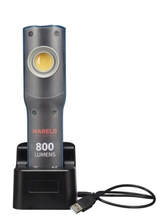 LAMPKA WARSZTATOWA LED 10W LI-ION+ZASILACZ ILLUMINE 8 MARELD