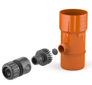 ODZYSKIWACZ WODY DESZCZOWEJ 63MM CEGLASTY BRYZA