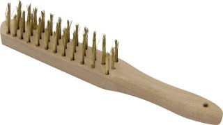 SZCZOTKA DRUCIANA DRUT MOSIĘŻNY 3-RZĘDOWA 120 UN