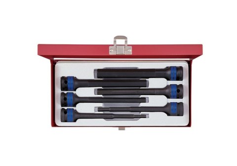 ZESTAW NASADEK UDAROWYCH,KOŃC.HEX 1/2'' DŁUGIE 5-14 MM 6 SZT KING TONY