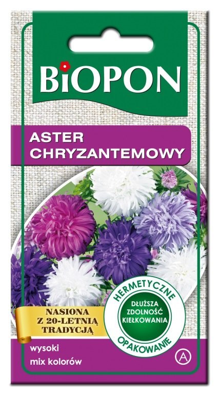 ASTER WYSOKI CHRYZANTEMOWY - MIESZANKA 1G BIOPON