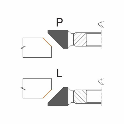 FREZ KĄTOWY JEDNOSTRONNY 120*30*15/4Z PRAWY GLOBUS