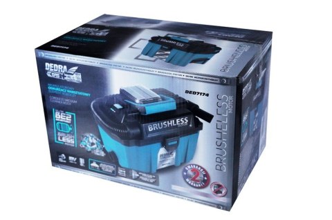 ODKURZACZ WALIZKOWY BEZSZCZOTKOWY 18V SAS DEDRA