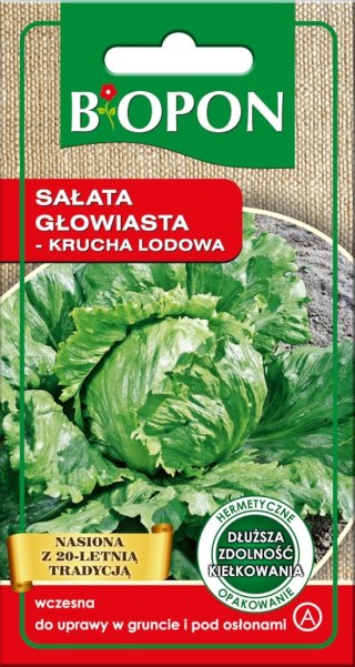 SAŁATA GŁOWIASTA KRUCHA LODOWA 0.5G BIOPON