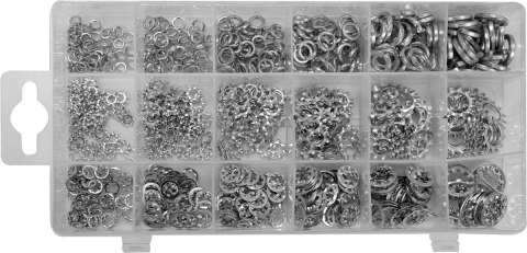 ZESTAW PODKŁADEK ZABEZPIECZAJĄCYCH 720 SZTUK MIX ROZMIARÓW YATO