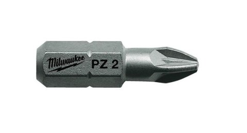 BIT, GROT, KOŃCÓWKA PZ2 25MM 25 SZT. MILWAUKEE