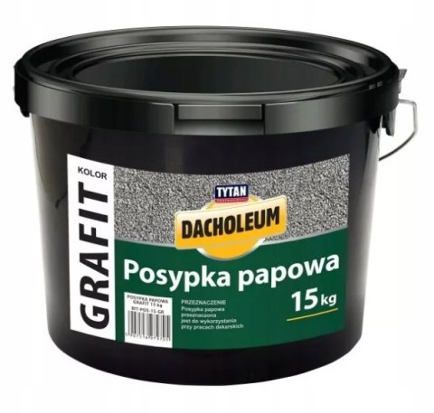 DACHOLEUM POSYPKA PAPOWA 15KG GRAFIT TYTAN