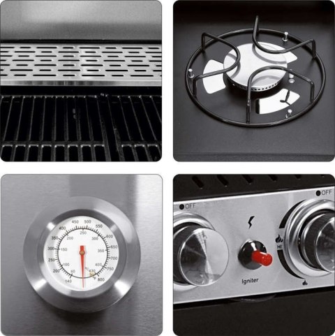 GRILL GAZOWY 6+1 STAL NIERDZEWNA 20.2KW YATO