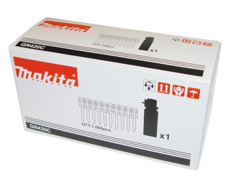 GWOŹDZIE DO BETONU 3,1*17MM 1000SZT + GAZ MAKITA