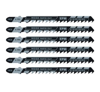 BRZESZCZOT DO WYRZYNARKI 100MM 6TPI DREWNO T144D 5 SZTUK EPM