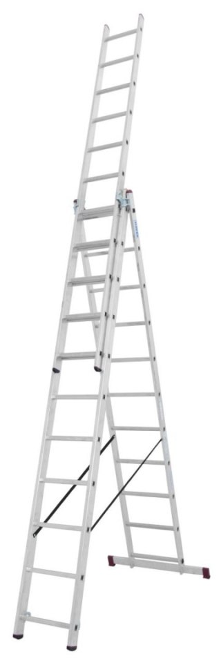 DRABINA ALUMINIOWA 3-ELEMENTOWA CORDA 3*11 SZCZEBLI KRAUSE