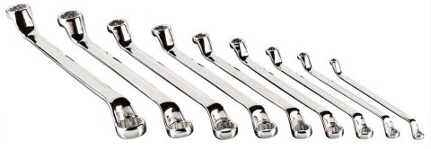 KLUCZE OCZKOWE ODGIĘTE 6-32MM, 12 SZTUK NEO