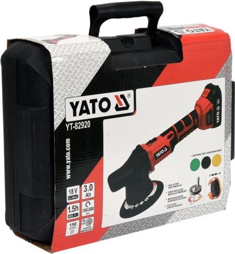 POLERKA MIMOŚRODOWA BEZSZCZOTKOWA 18V YATO