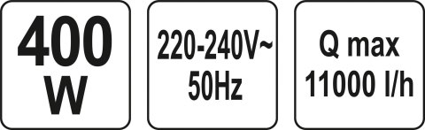POMPA ZATAPIALNA 400W YATO