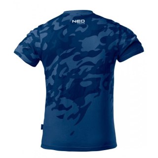 T-SHIRT ROBOCZY CAMO NAVY, ROZMIAR XXL NEO