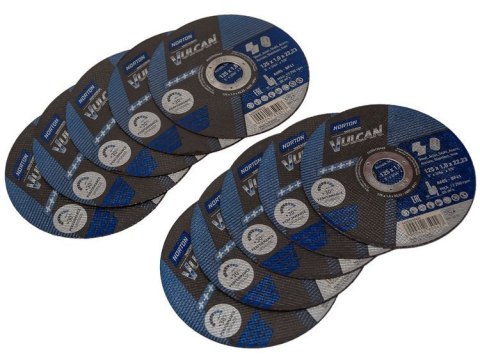 TARCZA DO METALU 125*1.0*22.23, A60, S-BF41, 100 SZT. NORTON