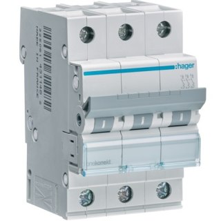 WYŁĄCZNIK NADPRĄDOWY 6KA 3-POLOWY C 20A HAGER