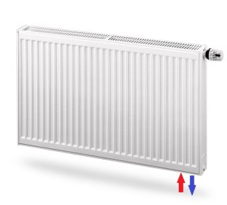 GRZEJNIK STALOWY V33 Z WKADKĄ ZAWOROWĄ 600*400 UN