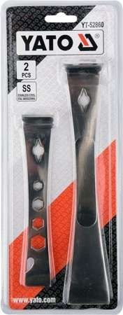 SKROBAKI STALOWE NIERDZEWNE KPL 2 SZT YATO