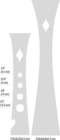 SKROBAKI STALOWE NIERDZEWNE KPL 2 SZT YATO