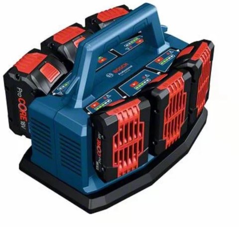 SZYBKA ŁADOWARKA GAL 18V6-80, 6-PORTÓW ŁADOWANIA BOSCH