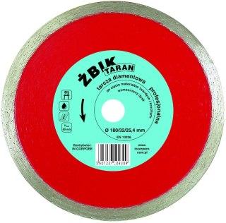 TARCZA DIAMENTOWA GŁADKA ŻBIK TARAN 250MM IN CORPORE