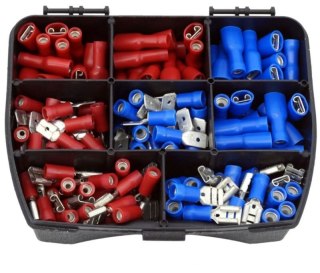 ZESTAW KOŃCÓWEK KONEKTOROWYCH IZOLOWANYCH 150 SZT. BM GROUP