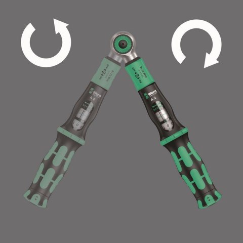 KLUCZ DYNAMOMETR. SAFE-TORQUE A 2 SET 1,1/4'',2-12 NM,23CZ. WERA