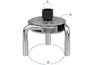 KLUCZ PAZURKOWY DO FILTRA OLEJU 53-118MM KING TONY