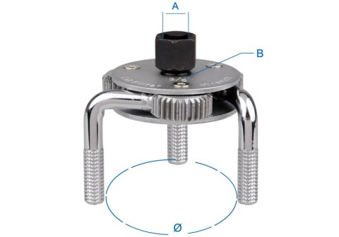 KLUCZ PAZURKOWY DO FILTRA OLEJU 53-118MM KING TONY