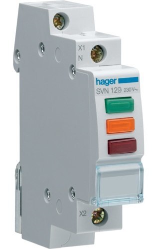 LAMPKA LED CZERWONY, ZIELONY,POMARAŃCZOWY HAGER