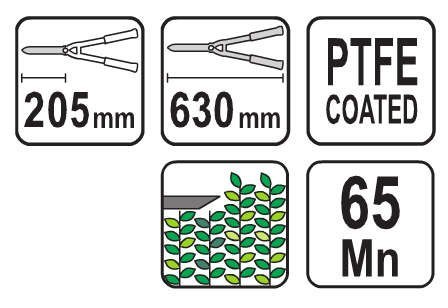 NOŻYCE DO ŻYWOPŁOTU 630MM VOREL