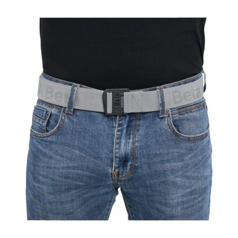 PASEK TEKSTYLNY DO SPODNI Z METALOWĄ KLAMRĄ 120CM BETA