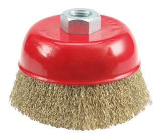 SZCZOTKA DOCZOŁOWA 75 MM, DRUT KARBOWANY VOREL