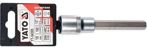 KLUCZ TRZPIENIOWY 1/2''HEX 10MM L100MM YATO