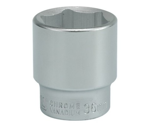 NASADKA KRÓTKA CHROMOWANA 6-KĄTNA 3/4'' 36MM YATO
