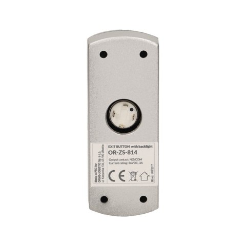 PRZYCISK WYJŚCIA NATYNKOWY Z PODŚWIETLENIEM ORNO