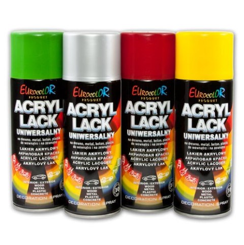 SPRAY AKRYL LAKIER BEZBARWNY MAT. 400 ML RAL 6032 UN