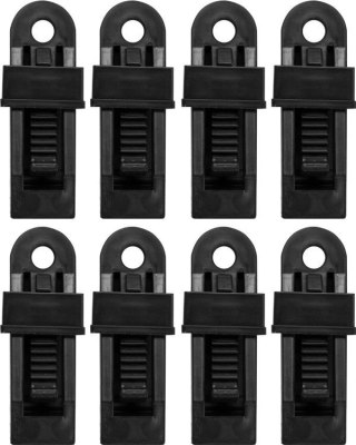 UCHWYT ZACISKOWY DO MOCOWANIA PLANDEK. KPL.8/SZT VOREL