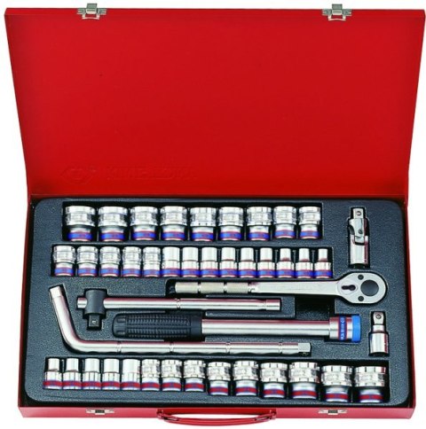 ZESTAW NASADEK METRYCZNYCH I CALOWYCH 1/2''43CZ. KING TONY