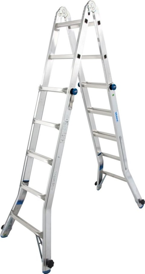 DRABINA ALUMINIOWA PRZEG. TELESKOPOWA STABILO 4X5 SZCZEBLI KRAUSE