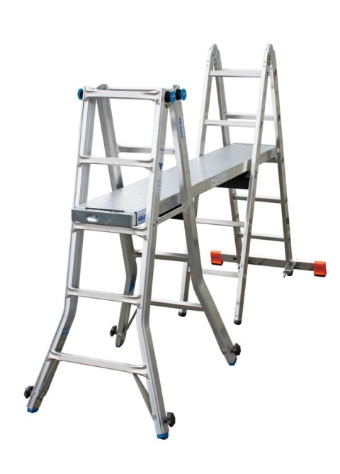 DRABINA ALUMINIOWA PRZEG. TELESKOPOWA STABILO 4X5 SZCZEBLI KRAUSE