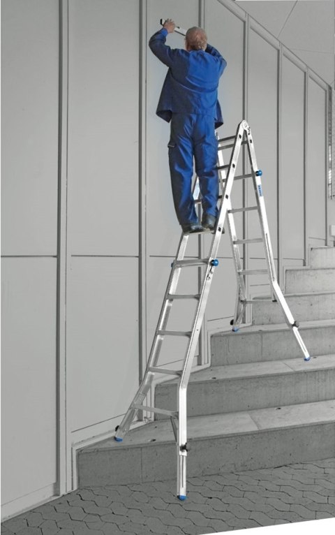 DRABINA ALUMINIOWA PRZEG. TELESKOPOWA STABILO 4X5 SZCZEBLI KRAUSE