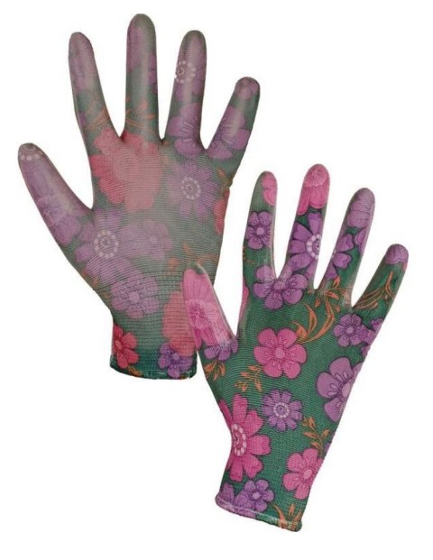 RĘKAWICE OCHRONNE LEIVA W KWIATKI ROZMIAR 7 CXS