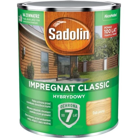 SADOLIN IMPREGNAT CLASSIC HYBRYDOWY 7 LAT DĄB JASNY 4.5L SADOLIN