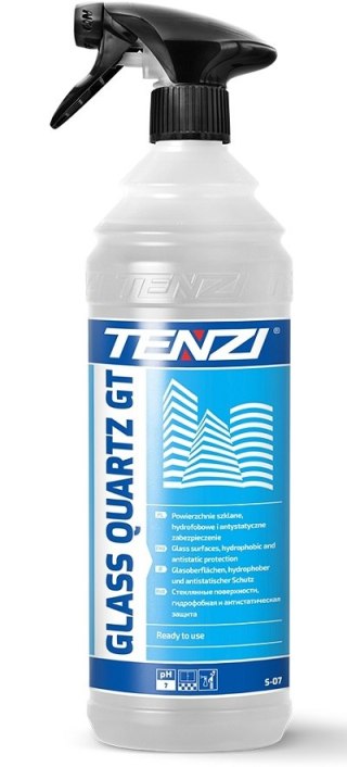 ŚRODEK DO MYCIA POWIERZCHNI SZKLANYCH GLASS QUARTZ GT 1L TENZI