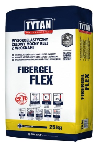 KLEJ ŻELOWY Z WŁÓKNAMI ELASTYCZNY FIB. GEL 25KG TYTAN