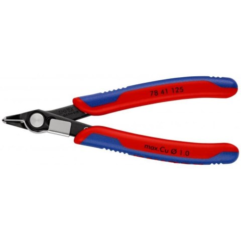 SZCZYPCE TNĄCE BOCZNE ZE SPRĘŻYNKĄ IZOLOWANE 125MM KNIPEX