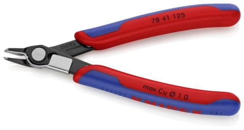 SZCZYPCE TNĄCE BOCZNE ZE SPRĘŻYNKĄ IZOLOWANE 125MM KNIPEX